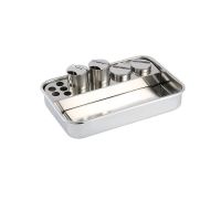 304不锈钢 治疗盘300*205*50mm±10mm 四孔治疗盘