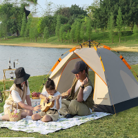 户外帐篷露营大空间帐篷全自动免搭建速开公园帐篷73722