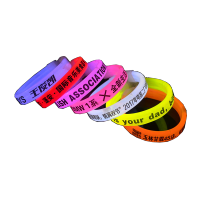 发光手环红色印酒店logo