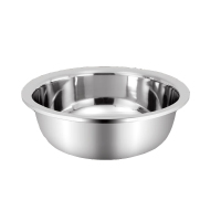 不锈钢盆家用大号汤盆洗菜装菜调料和面盆洗碗盆沙拉洗脸洗澡洗脚 304盆 50cm 16L