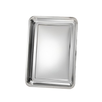 不锈钢托盘长方形商用加厚蒸饭铁盘用 [1.5厚304不锈钢盘]60*40*4.8cm