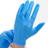 丁腈手套L码(蓝色)100只/盒