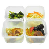 食品留样格2 酒店餐馆餐厅学校幼儿园食堂食品留样盒食物留样塑料菜品盒子 210*210mm