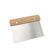 不锈钢切面刀肠粉刮面粉刮板蛋糕刮刀面团12cm