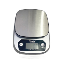 厨房电子秤家用商用小型克称烘培称量精准称重带刻度托盘 不锈钢盘3kg/0.1g
