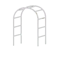 拱门花架爬藤架不锈钢拱形1.5*2.4