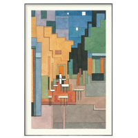 挂画800*1200 梵高名画抽象客厅装饰