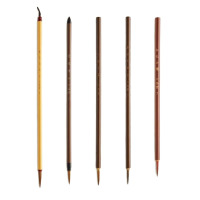 勾线毛笔5只装