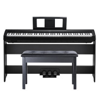 电钢琴P48B便携88键重锤智电钢琴P48主机+木架+三踏板+琴凳礼包