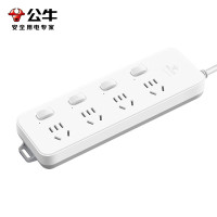 公牛(bull)GN-311 插座 4位分控3米(单位:个)白色