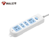 公牛(bull)GN-607 插座 4位总控5米(单位:个)蓝色