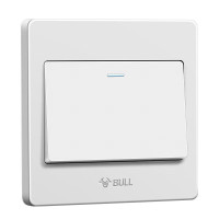 公牛 墙壁开关G07系列一开单控开关G07K111C白色暗装