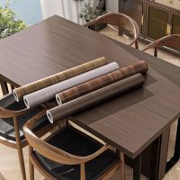 桌面木纹贴纸 桌贴自粘贴墙纸仿木桌布桌子柜子衣柜门家具翻新