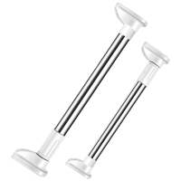 浴帘杆免打孔晾衣杆110-200cm