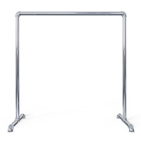 钢管晾衣架(小号)6分 单杆 120*150cm