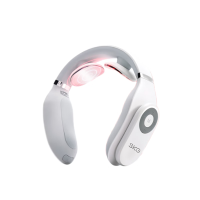 SKG 颈椎按摩器 护颈部肩颈脖子三档恒温热敷电脉冲按摩仪便携 4098蓝牙款