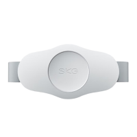 SKG 腰部按摩器 腰椎腰肌劳损腹部热敷护腰带智能便携按摩仪 K3系列1代时尚款