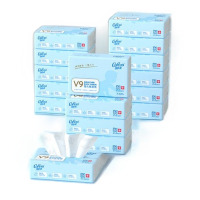 可心柔(COROU) 抽纸 婴儿柔纸巾 3层柔润M码120抽*12包 保湿纸巾 餐巾纸 卫生纸