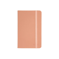 齐心(Comix) )A6/98张莫兰迪色皮面本 商务记事本小日记本口袋笔记本子随身开学文具 C5906蜜豆红