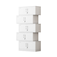 中伟(ZHONGWEI)文件柜办公柜矮柜单节钢制铁皮柜资料柜档案柜储物柜分五节柜