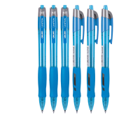 得力精工中性笔油润顺滑书写流畅办公学生必备雅黑经典