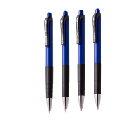 得力创意自动圆珠笔精工细作流畅书写体验