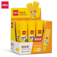 得力(deli)36g固体胶PVP固体胶水快干耐用胶棒-工业(12支/盒)型号:7093 规格容量:36g 计量单位:盒