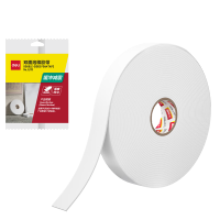 得力JL110小芯双面泡棉胶带12mm*10y*2mm(白)(1卷/袋)