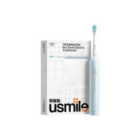 Usmile笑容加 电动牙刷 成人软毛声波电动牙刷净白护齿牙刷 P1 精灵蓝