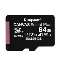 金士顿(Kingston)64GB TF(MicroSD) 存储卡 U1 A1 V10 读100MB/s 游戏机 监控