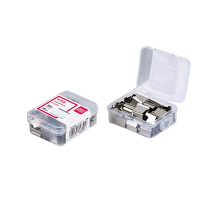 得力8598补充夹推夹器55页(银色)(30枚补充夹/盒)