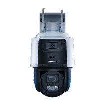 HIKVISION海康威视4G终身免流摄像头室外户外监控12倍变焦摄像头双400万像素全彩夜视AI人车形侦测128G卡