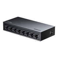 绿联8口千兆交换机 网线分线器一分二/四/八 4口监控网络转换器交换器小型企业家用HUB分流器35499