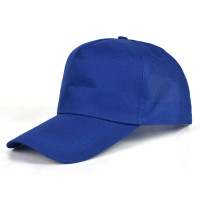胜鹤 工作帽 斜纹帽子 蓝色 遮阳 印单色logo