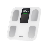 乐福(LEFU)[任意光充电]智能体脂秤体重秤 称重电子秤人体 减肥专用48项身体数据0.1斤高精度体重变化灯