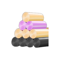 茶花垃圾袋150只加厚1.5丝中大号45*55cm家用厨余厨房清洁收纳袋