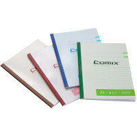 齐心软面抄笔记本子文具/软抄本/记事本 A5/100张 6本装 C4507