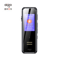 爱国者(aigo) 32G AI智能录音笔SR50 专业高清降噪 会议录音转文字 录音器 同声传译 黑色