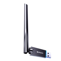 Tenda腾达 U10 免驱650M 外置高增益天线 usb无线网卡台式机专用 5g双频 wifi接收器 无限wif