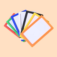 磁性仓库卡二代货架标识牌标签卡全磁 50*80蓝色20个/组