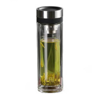 富光(FGA) FU+经典·致系列双层玻璃杯 310ml带过滤茶杯 FU091B-G310L