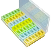 药盒分装盒42格
