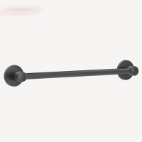 拖鞋架 免打孔太空铝单杆厨房卫生间浴室置物30cm