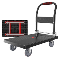 推车 四钢管载重1000斤90*60cm5寸轻音轮