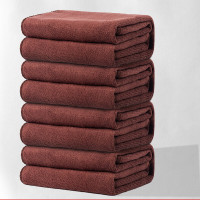 毛巾(彩色) 30*30cm5条 棕色
