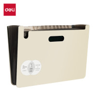 得力风琴收纳包13格A4立式-白色PM101