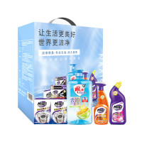 纳爱斯厨卫清洁套装ZS0344 1.05kg+660g+600g+150g+125g*4