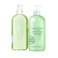 雅顿 绿茶洗护组合沐浴露500ml+身体乳500ml