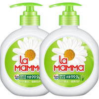 妈妈壹选抗菌洗手液青柠盈润525ml+补充装525ml*12组(整箱)