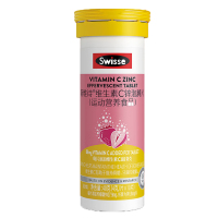 Swisse 维生素C锌泡腾片10片*6支 草莓味